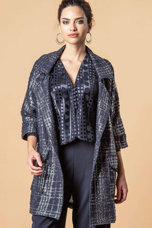 Logan Coat - Midnight Paris